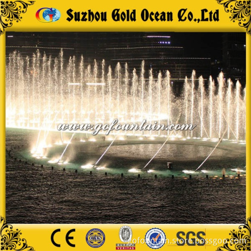 Big Floating Fountain Outside with Different Water Features